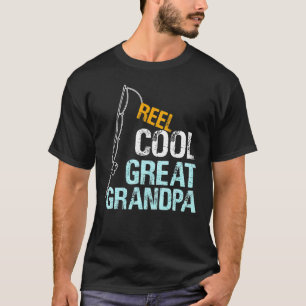 Reel Cool Great Grandpa  From Granddaughter Grands T-Shirt