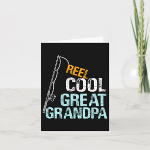 Reel Cool Great Grandpa Gift From Granddaughter Gr Card