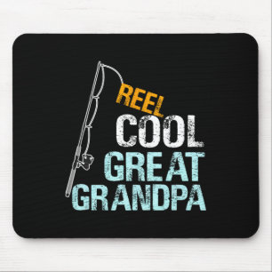 Reel Cool Great Grandpa Gift From Granddaughter Gr Mouse Pad