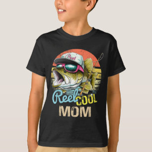 Reel Cool Mom Funny Fishing Quotes For Uncle Women T-Shirt
