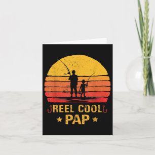 Reel Cool Pap Fishing Fathers Day Card