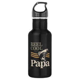 Reel Cool Papa - Father and Grandpa Gifts 532 Ml Water Bottle