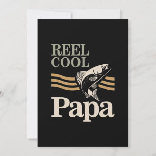 Reel Cool Papa - Father and Grandpa Gifts Invitation