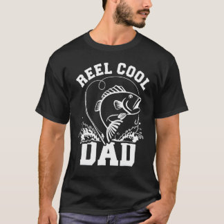 Reel Cool Papa Fishing Dad Father's Day Fisherman T-Shirt