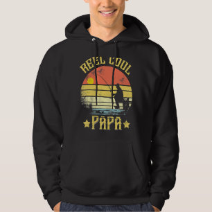 Reel Cool Papa Fishing Father's Day Daddy Hoodie