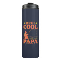 Reel Cool Papa Fishing Lover Dad Birthday Gag