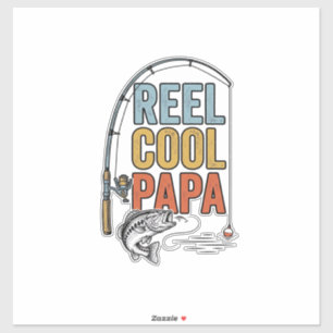 Reel Cool Papa Fishing Shirt Design_1