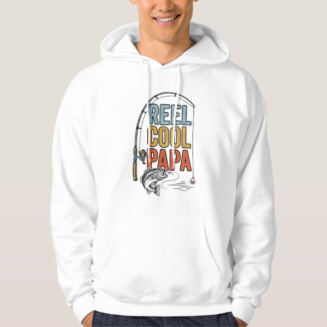 Reel Cool Papa Fishing Shirt Design_1 (Front)