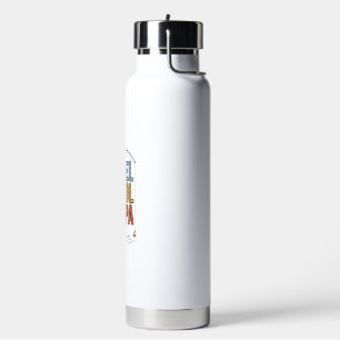 Reel Cool Papa Fishing Shirt Design_1 Water Bottle