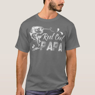Reel Cool Papa Gift Funny Fathers Day Fishing  T-Shirt