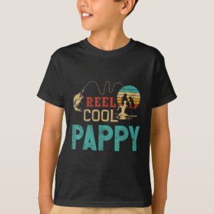 Reel Cool Pappy Vintage Funny Fishing Rod Gifts Fo T-Shirt