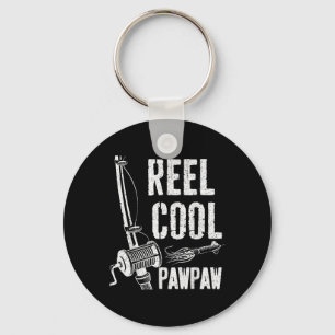 Reel Cool Pawpaw Shirt Men Fishing Fisherman Fathe Key Ring