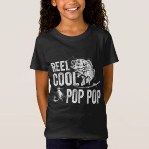 Reel Cool Pop Pop Fishing Fathers Day Gifts T-Shirt