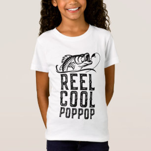 Reel Cool Pop-Pop Fishing Funny Grandpa PopPop Gif T-Shirt