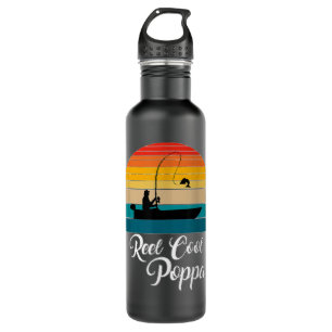 Reel Cool Poppa Fishing Gifs 710 Ml Water Bottle