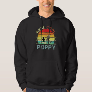 Reel Cool Poppy Fisherman Daddy Fishing Hoodie