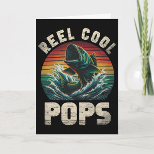 Reel Cool Pops Fishing Pops Pop Father's Day Fishe Card