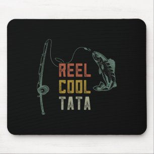 Reel Cool S Breast Fishing Shirts Dad Funny Dad Fa Mouse Pad