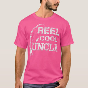 Reel Cool Uncle Fisherman Uncledy Father Day T-Shirt