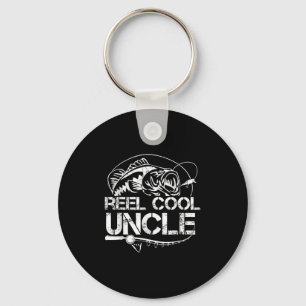 Reel Cool Uncle Fishing Daddy Fathers Day Dad For  Key Ring