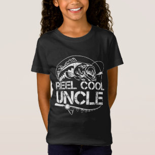 Reel Cool Uncle Fishing Daddy Fathers Day Dad Gift T-Shirt