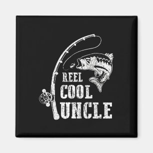 Reel Cool Uncle Fishing Daddy Fathers Day Magnet