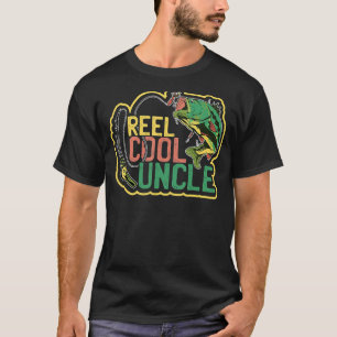 Reel Cool Uncle Fishing Father's Day Fisherman 1 T-Shirt