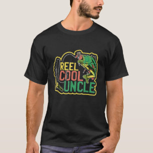 Reel Cool Uncle Fishing Father's Day Fisherman T-Shirt