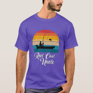 Reel Cool Uncle Fishing Gifts  T-Shirt