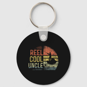Reel Cool Uncle Fishing Gifts Uncle Birthday Vinta Key Ring