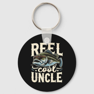 Reel Cool Uncle Funny B Fishing Uncle Father’s Day Key Ring
