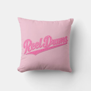 Reel Drama Doll Pink Chicks Who Fish Funny Fishing Cushion