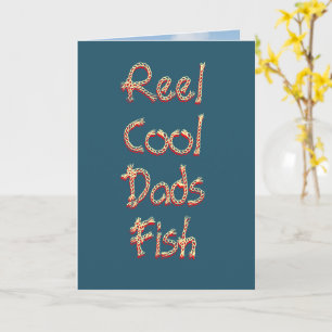 Reel Fishing Fathers Day Funny Greeting Card