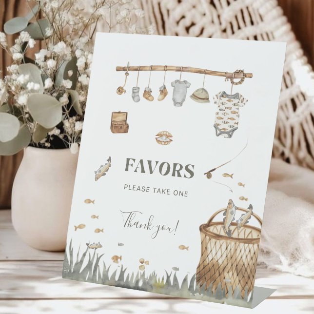 Reel Fun Fishing Baby Shower Favours Sign (Creator Uploaded)