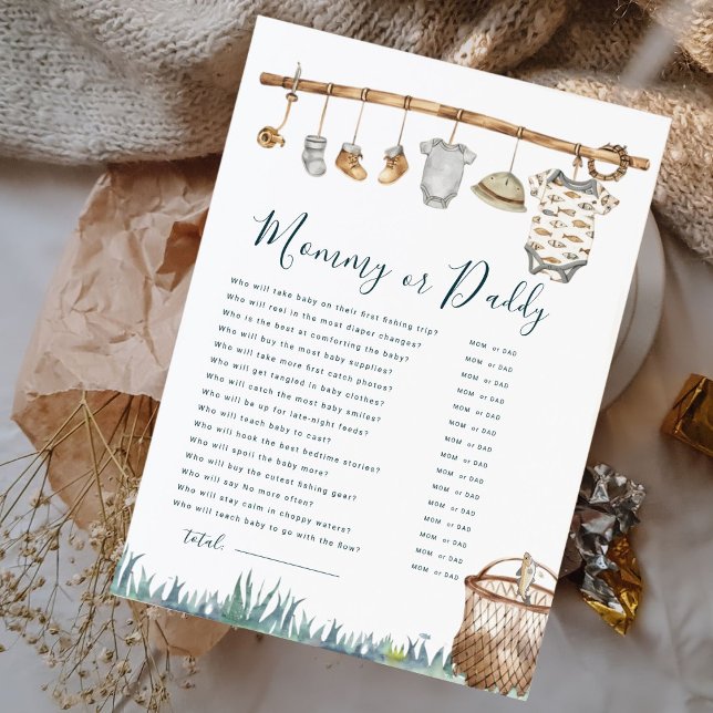 Reel Fun Fishing Mummy Or Daddy Baby Shower Game (Creator Uploaded)