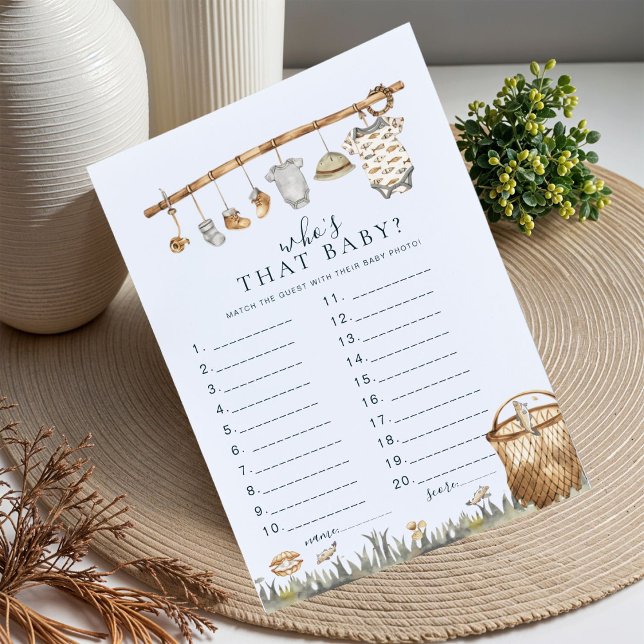 Reel Fun Fishing Who’s That Baby Shower Game (Creator Uploaded)