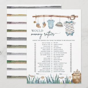 Reel Fun Fishing Would Mummy Rather Baby Shower 
