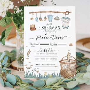 Reel Fun Little Fisherman Baby Shower Predictions