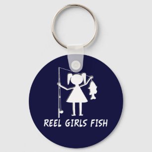 REEL GIRLS FISH! KEY RING