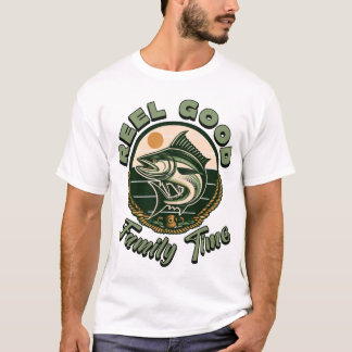 Reel Good Family Time Vintage Fishing Trip T-Shirt
