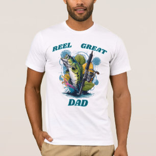 Reel Great Dad Fishing Enthusiast Father’s Day Gif T-Shirt