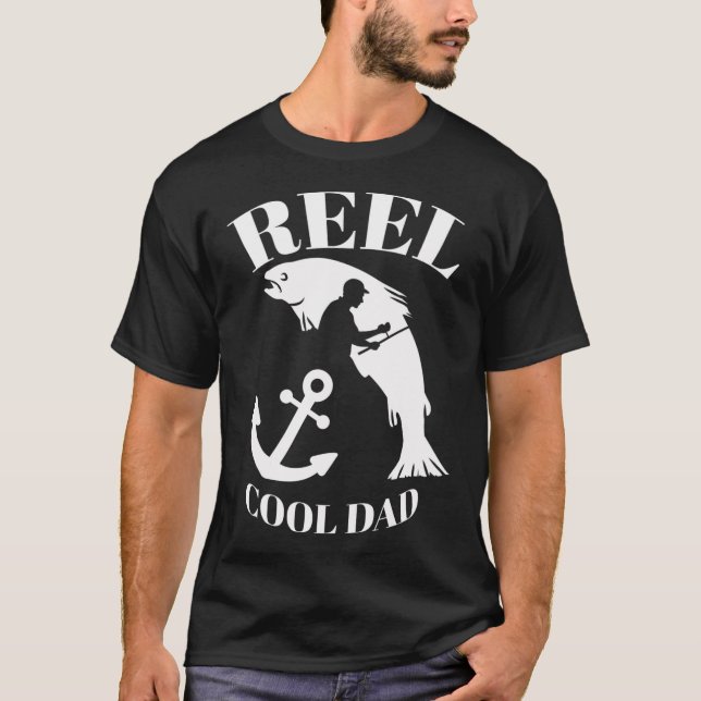 Reel Great Dad Fishing T-Shirt (Front)