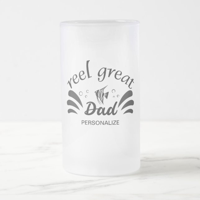 Reel Great Dad Frosted Mug (Center)