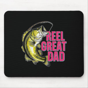 Reel Great Dad Funny Fun Byss Fishing Fisherman An Mouse Pad