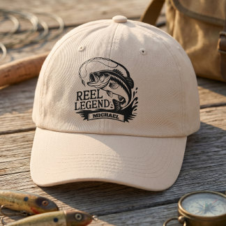 Reel Legend Personalised Fishing Trucker Hat