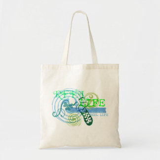 Reel Life in Blue Tote Bag