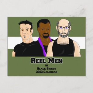 Reel Men: Calendar Card
