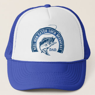Reel Men Catch Breakfast 2 Personalised Hat