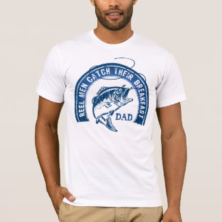 Reel Men Catch Breakfast 2 Personalised T-Shirt