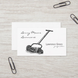 Reel Mower Business Card